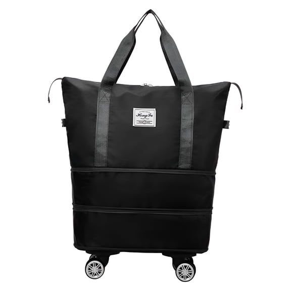 GASTROPOD Foldable Travel Bag Expandable, Rolling Duffle Bag with Wheels, Weekender Travel Bag with Detachable Rolling Wheels for Women and Men, Travel Tote Duffel Bag