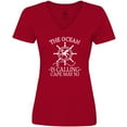 thumbnail image 3 of Inktastic Cape May New Jersey Women's V-Neck T-Shirt, 3 of 5