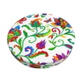 thumbnail image 1 of Balery Paisley Fundas de asiento para taburete de bar redondo de tela de terciopelo ajustables que protegen de arañazos y manchas para sillas de 14 a 17 pulgadas.-13 inch, 1 of 7