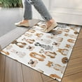 thumbnail image 4 of Cute Cartoon Dog Door Rugs,Washable Non Slip Door Mats Indoor,Decorative Door Mats,Entry Mat Indoor for Entrance,Bedroom,Kitchen,Bathroom,17"x30", 4 of 6
