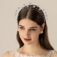 thumbnail image 4 of Diademas de estrellas, diadema de estrellas con diamantes de imitación para mujeres y niñas, tiara de cristal de princesa nupcial, tocado de boda, 4 of 5