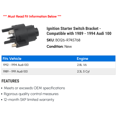 thumbnail image 2 of Ignition Starter Switch Bracket - Compatible with 1989 - 1994 Audi 100 1990 1991 1992 1993, 2 of 2