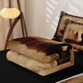 thumbnail image 5 of Homewish Rustic Wolf Howl Pattern Zipper Queen Comforter Set with Fitted Sheet and 2 Pillowcases,Wild Animal Paw Zipper Bedding Set For Boys,Black Reversible,4 Pieces, 5 of 7