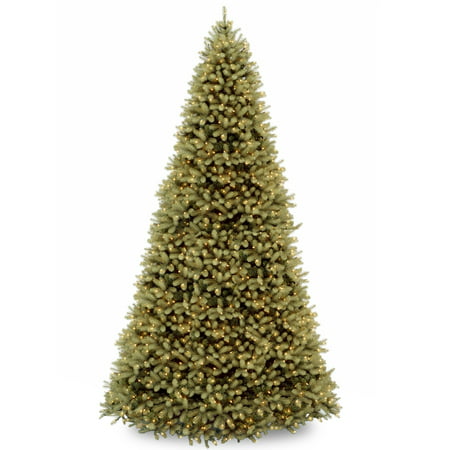 12ft. Feel Real Downswept Douglas Hinged Tree with 1200 Clear