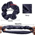 thumbnail image 2 of Scrunchies for Hair Sleep, Women Grils Silk Hair Ties for Frizz & Breakage Curly Hair, No Damage, Elastics Ponytail Holder, 3 Pack, 2 of 7