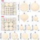 thumbnail image 3 of Seyotauo 48 Pcs Velvet Christmas Ball Ornaments,Flocked Christmas Tree Decorations,Xmas Tree Decor,Hanging Balls Ornaments with Loop,Decoration for Xmas,Holiday,Wedding,Home Decor,Multi-Shape, 3 of 7
