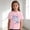 Pink, variant on Trendfront Girls Cartoon Graphic Shirt Cute Character Print Summer Tee Crewneck Short Sleeve Casual Fashion T-Shirt Everyday Wear Playwear Tops