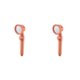 thumbnail image 3 of Matsuzay Cabezal de ducha presurizado, cabezal de ducha ajustable de alta presión para ahorro de agua, soporte para lluvia, accesorios para manguera, Naranja+rosa 1# 2piezas, 3 of 6