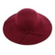 thumbnail image 2 of Sombrero de lana vintage Sombrero de Fedora Sombrero plegable con Mujer Vino rojo, 2 of 9