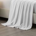 thumbnail image 3 of Color Sense 100% Cotton Percale Single Flat Bedsheet Cool & Crisp King White, 3 of 14