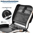 thumbnail image 4 of FORMRS Zipper Binder with Shoulder Strap 2-inch Ring 500 Sheet Capacity File Bag, Gray Bears, 4 of 5
