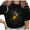 Black-1, variant on UNISHE Women's Perhaps You Were Created For Such A Time As This Faith Graphic Cropped Short‑Sleeve T‑shirt