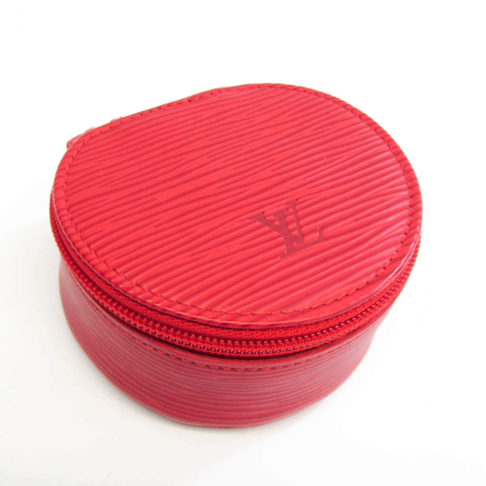 Red Epi Leather Louis Vuitton Bijoux Travel Case - Luggage
