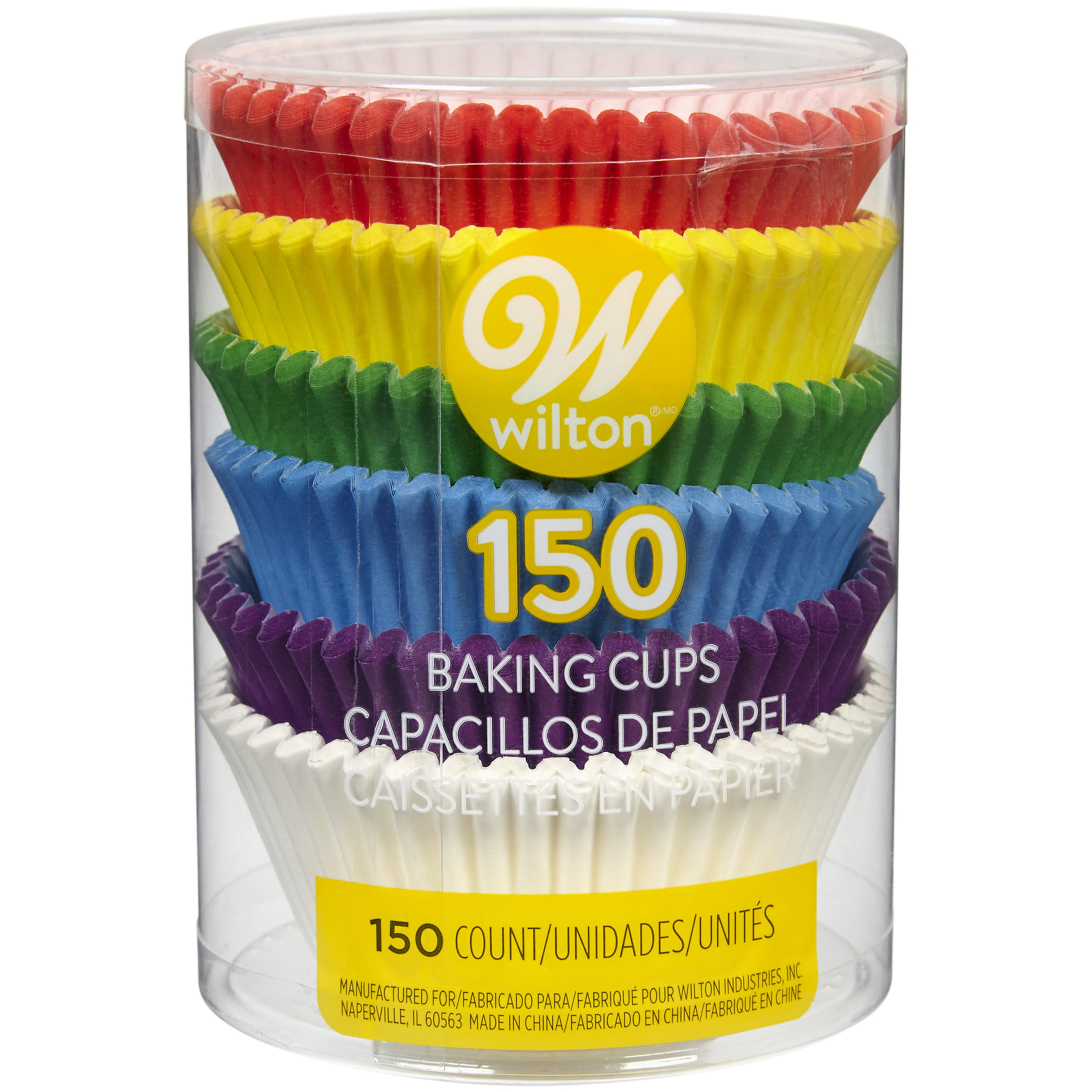 Wilton Primary Baking Cups Mini 150-count for sale online 