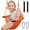 Orange, variant on YN Kids Swing for Swing Set, Heavy Duty Rope Swings with Snap Hooks and Straps, 440LBS Capacity, Toddler Swing Seat for Indoor Porch, Outdoor Playground, Tree, Blue