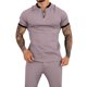 thumbnail image 1 of Gibobby Camisas Tipo Polo para Hombre Playeras Polo para Hombre Casuales Moda Camisas Caballero Camisetas Cuello Mao Manga Corta(Morado,XG), 1 of 5