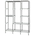 thumbnail image 4 of Portable Closet, 71-Inch Portable Wardrobe Storage Shelves, Non-Woven Fabric, Stable and Easy Assembly Grey Portable Closets for Hanging Clothes, 4 of 9