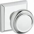 thumbnail image 1 of Baldwin PV.TRA.TSR.260 Privacy Traditional Knob & Traditional Square Rose, Bright Chrome, 1 of 1