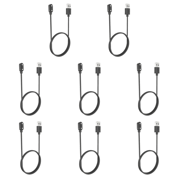 8uds. Cable de carga rápida magnética 0.6M USB Cable de carga de 2 pines para COLMI C60/C61/ I20