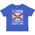 thumbnail image 3 of Inktastic Established March 3, 1845 Florida Flag Boys or Girls Toddler T-Shirt, 3 of 5