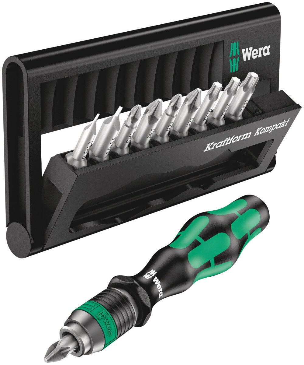 Wera Tools Kraftform Compact 10 Assortment Screwdriver Set 10Pc