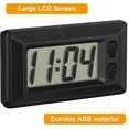 thumbnail image 4 of Reloj electrónico de 4 piezas con almohadilla adhesiva Lcd Digital Car Clock Table Car Gift JFHHH pequeña, 4 of 5