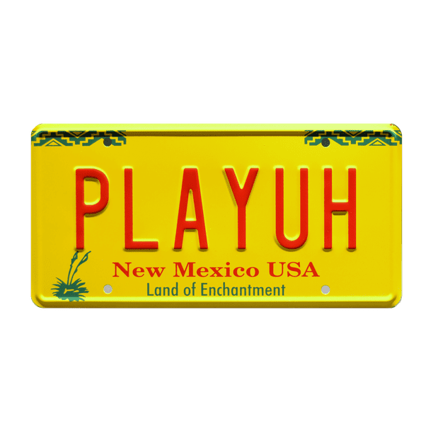 Better Call Saul Price's Yellow Hummer PLAYUH Metal Stamped