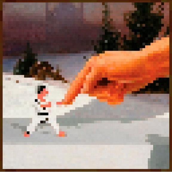 Rolled Poster Minecraft Hand 24 x 36 Poster