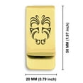 thumbnail image 2 of Stainless Steel Maori Warrior Champion Classic Slim Money Clip Credit Card Holder, 2 of 2