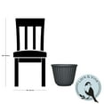thumbnail image 4 of Lark & Vine Kensington Resin Planter, Durable and Light Weight, 15.9" x 15.9" x 12.6", Black, Set of 2, 4 of 7