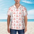 thumbnail image 4 of Haiem Rabbit Is And Carrots Printed Hawaiian Shirt for Men - Men’s Casual Beach Summer Shirts - Stretch Fabric with Modern Fit-XX-Large, 4 of 9