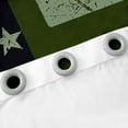 thumbnail image 5 of Erosebridal Military Blackout Curtains for Living Room, American Flag Army Green Curtains for Youth Teenagers, Camouflage Flag Stars Stripes Print Curtains & Drapes 38''Wx45''L, 2 Panels, 5 of 6