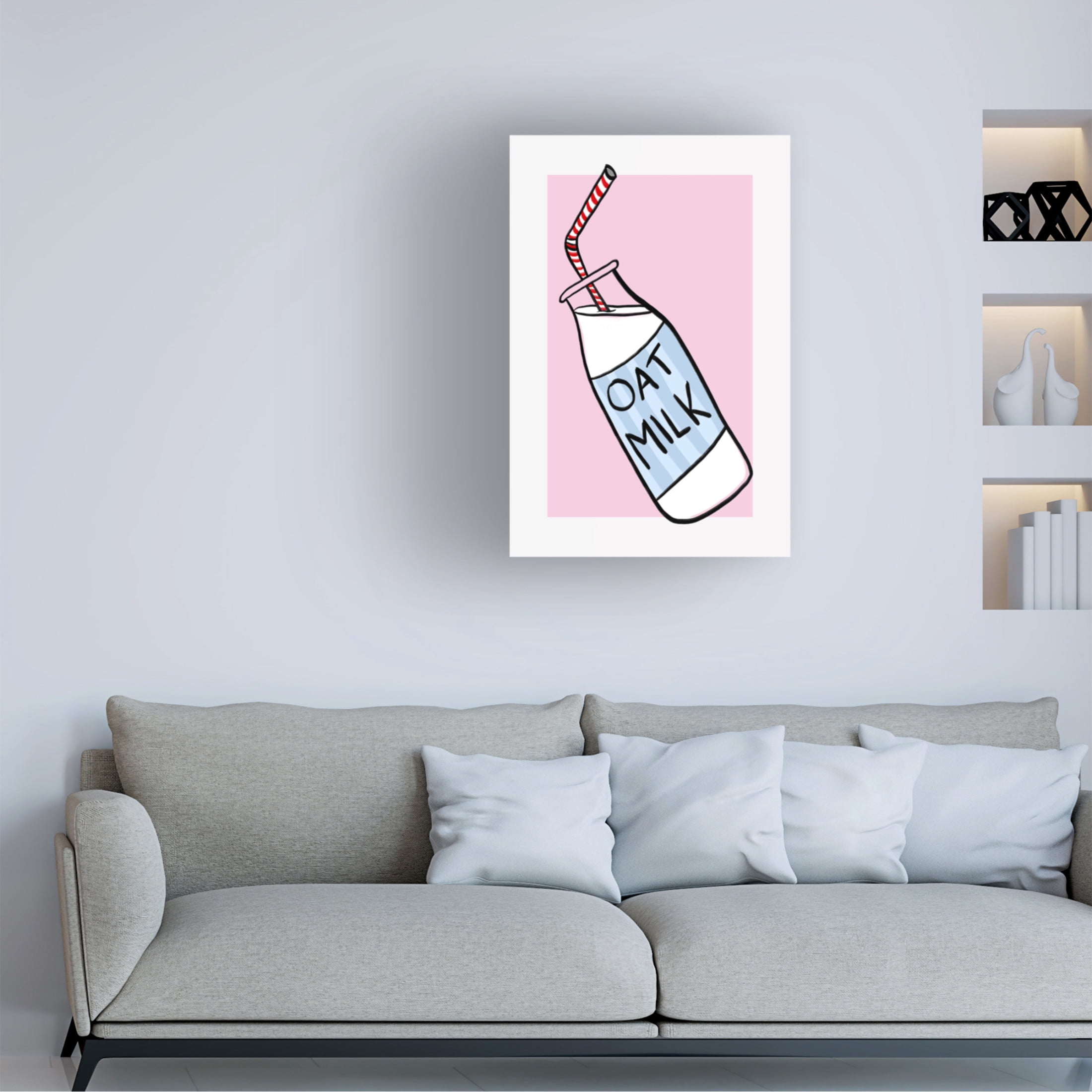 Trademark Fine Art Athene Fritsch Oat Milk Canvas Wall Art