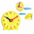 thumbnail image 5 of BESTSKY Happy Date Clock—Teaching Kids to Tell Time Color Coded Hour and Minute Hands Toy Clock with Metal Stand Classroom Or Homeschool, 5 of 7