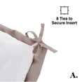 thumbnail image 5 of Allswell Full/Queen Duvet Cover Set, Tencel Lyocell, 3-Piece, Flagstone Green, 5 of 9