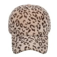 thumbnail image 3 of GBSYEWXS Men Baseball Cap Fashion Leopard Print Beige Hat All-Season, 3 of 5