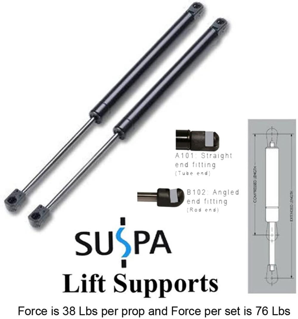 SUSPA Spring Strut Prop Shock C16-10176 One Pair 35# 14 Force per Pair is 70 lbs and Force per Prop is 35 lbs 