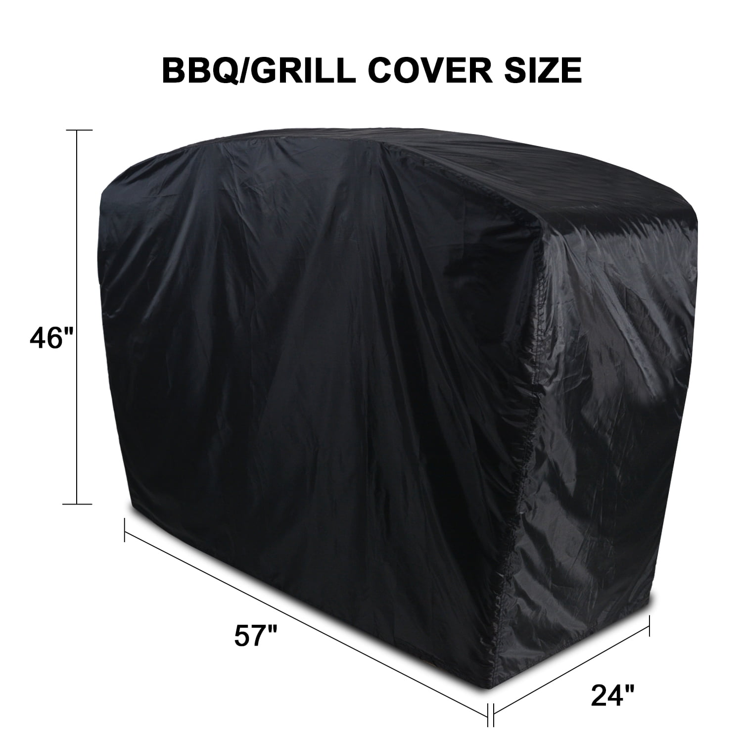 in W Black universal cover Grill cover medium Blue Rhino 60in L x 45