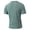 38# Green, variant on Men's V Neck T-Shirt Short Sleeve Slim Casual Top With Chest Pocket Summer Lightweight Tee Green S