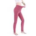 thumbnail image 3 of Women's Fleece Lined Leggings Full Length High Waist Classic Daily Wear, 3 of 9