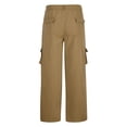 thumbnail image 2 of Men Cargo Pants Loose Fit Straight Flex Sweatpants Athletic Lightweight Hiking Pant Multi Pockets Casual Joggers, 2 of 5