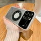 thumbnail image 1 of Funda De Teléfono De Carga Magnética De Gran Ventana De Polvo De Flash Suave De TPU Para iPhone 11 14 13 12 Pro Max 14Plus Logo Agujero De La Cámara Portection A Prueba De Golpes Silicona, 1 of 4