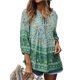 thumbnail image 1 of Sunloudy Blusa de primavera para mujer, camisa bohemia con cuello en V y flores de manga 3/4 con cuello en V, blusas sueltas estilo suéter de otoño para mujer Sunloudy  moda, 1 of 10