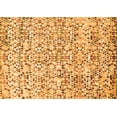 thumbnail image 1 of Ahgly Company Indoor Rectangle Abstract Orange Modern Area Rugs, 3' x 5', 1 of 4