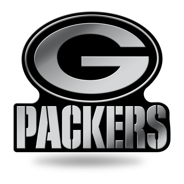 Rico Industries Nfl Green Bay Packers - Adhesivo 3D Con Emblema Automático Con Acabado Cromado