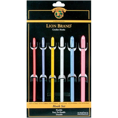 Lion Brand Crochet Hook Set, 6Pack