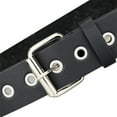 thumbnail image 6 of Louatui Black Studded Belt Punk Rock Rivet Belt Grommet Threads Belt with Bright Metal Pyramid for Women Men, 6 of 7