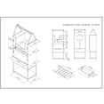 thumbnail image 7 of Furniture of America Reon Multi-Storage Wine Cabinet, Gray Oak, 7 of 7