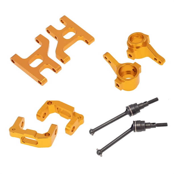 Coches de radiocontrol, pieza de mejora, conjunto de brazo oscilante delantero, modelo de nudillo de dirección, reemplazo de montaje de estilo de coche de Control remoto para TAMIYA CC01 oro sidaley FN001278-03