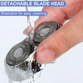thumbnail image 3 of 2026 New Model Mini Dual-Head Electric Shaver, Electric Mini Portable Razor, Pocket Size Washable Double Head Razor, Rechargeable Waterproof Compact Electric Shaver for Home, Car, Travel (Blue), 3 of 13